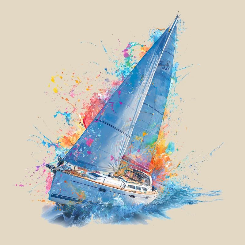 Explosion de couleurs de rêve de navigation