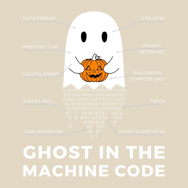 Funny Coder, Programmer Halloween T-Shirt