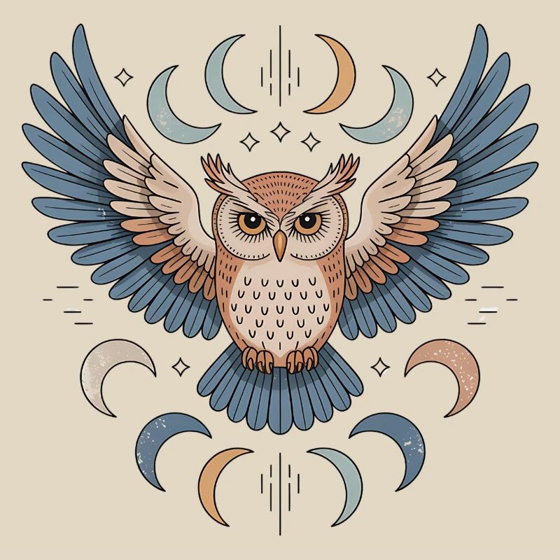 Boho Eule