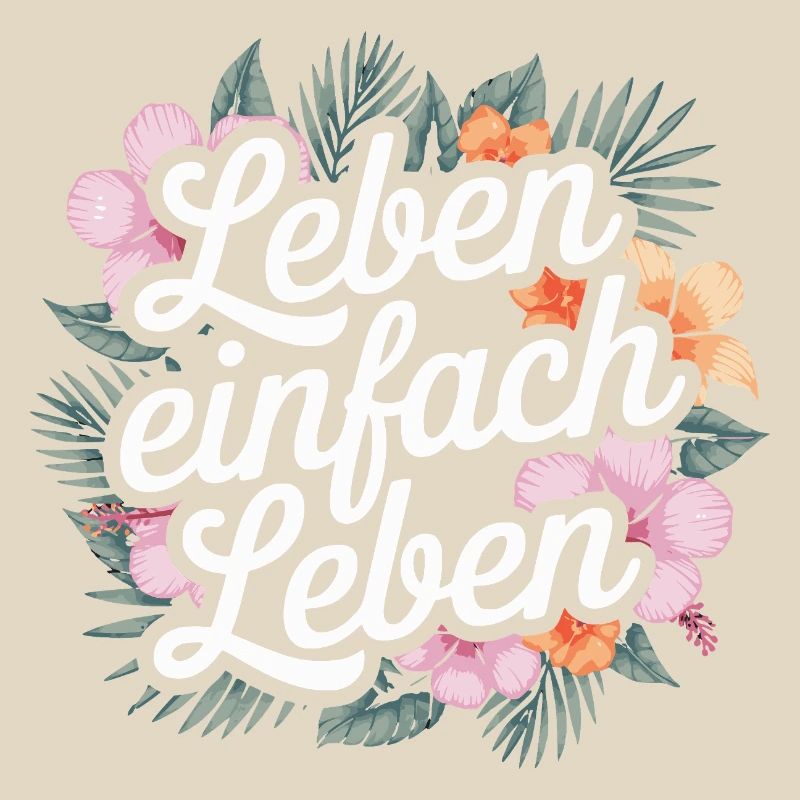 Vivre simplement - expressions positives