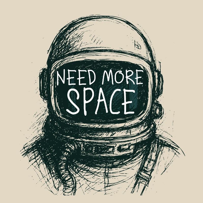 Besoin de plus de discours d’astronaute spatial Dessin