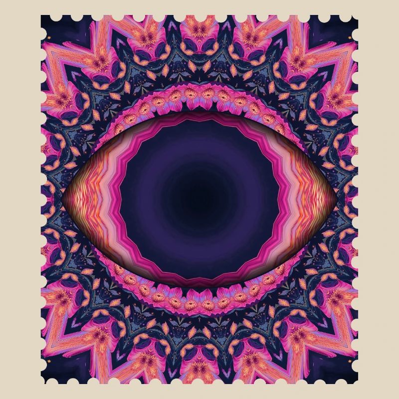 Psychedelic Eye Mandala