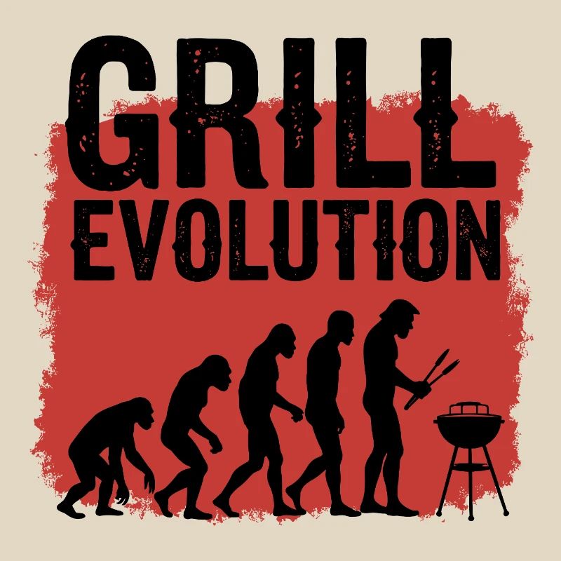 Grill Evolution Funny Grill Master Saying