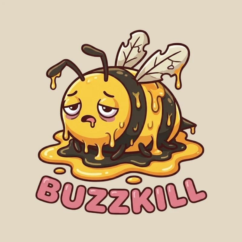 Don't Be A Buzzkiller – Lustiges Bienendesign
