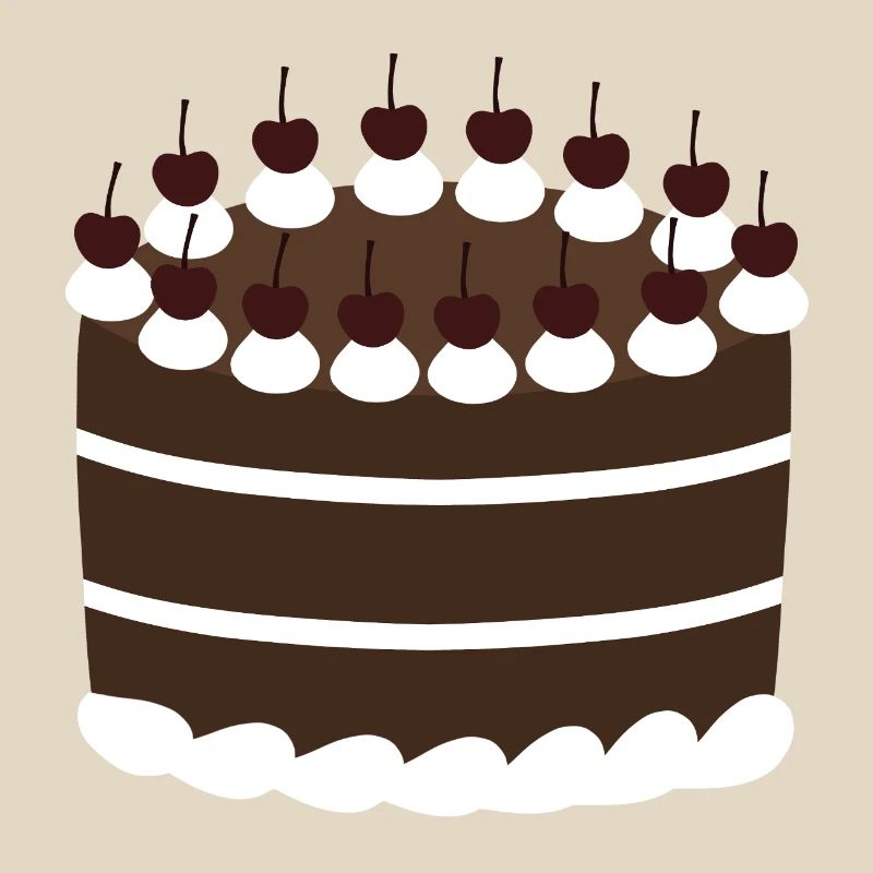 Cherry Chocolate Black Forest Layer Cake
