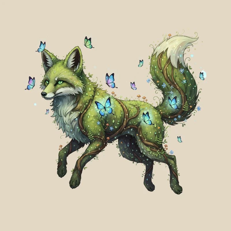 Green Fox Magic Butterfly