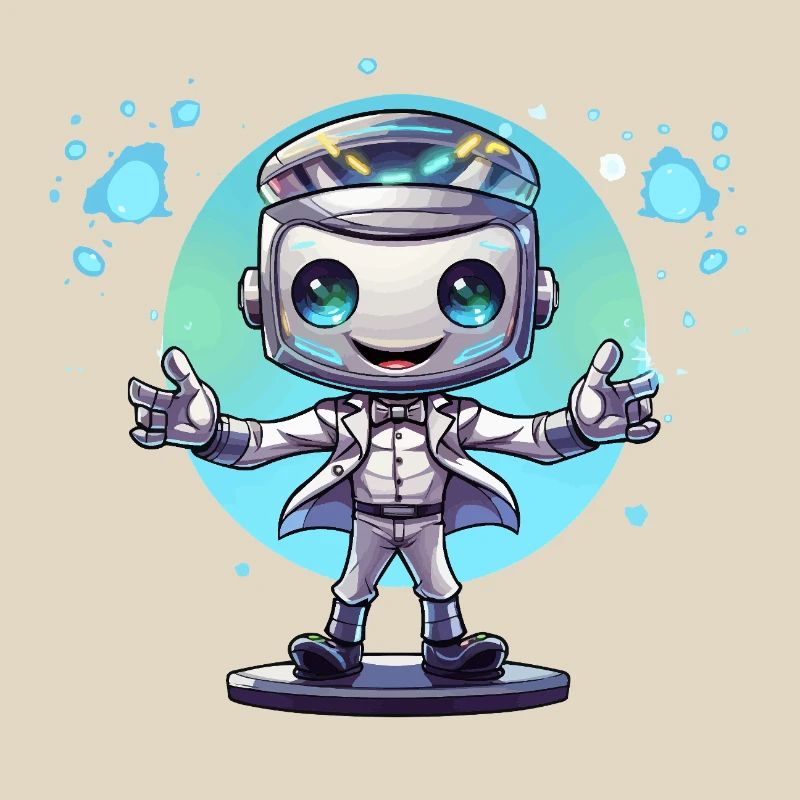 Small space robot in a suit