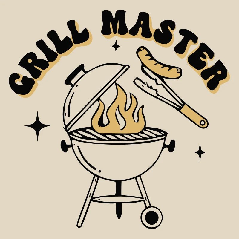 Witziger Grill Master BBQ Papa