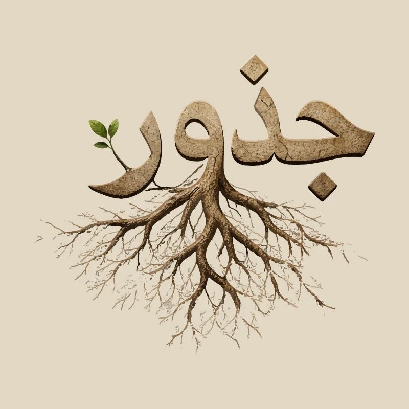 Juthur Arabic Roots - Calligraphy Tree Roots