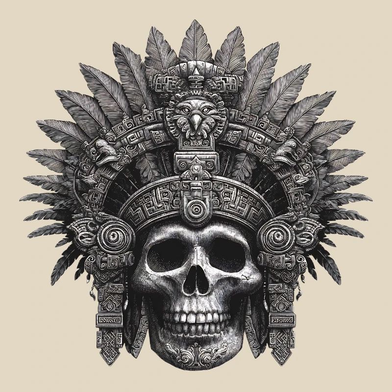Mayan Warrior Aztec Design