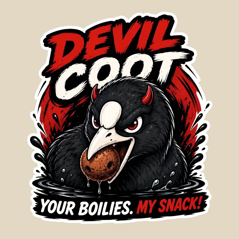 Conception drôle de pêche à la carpe Devil Coud
