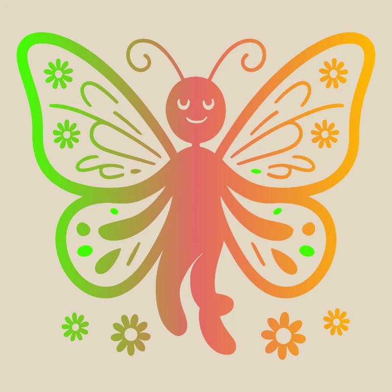 Rainbow Butterfly Magic
