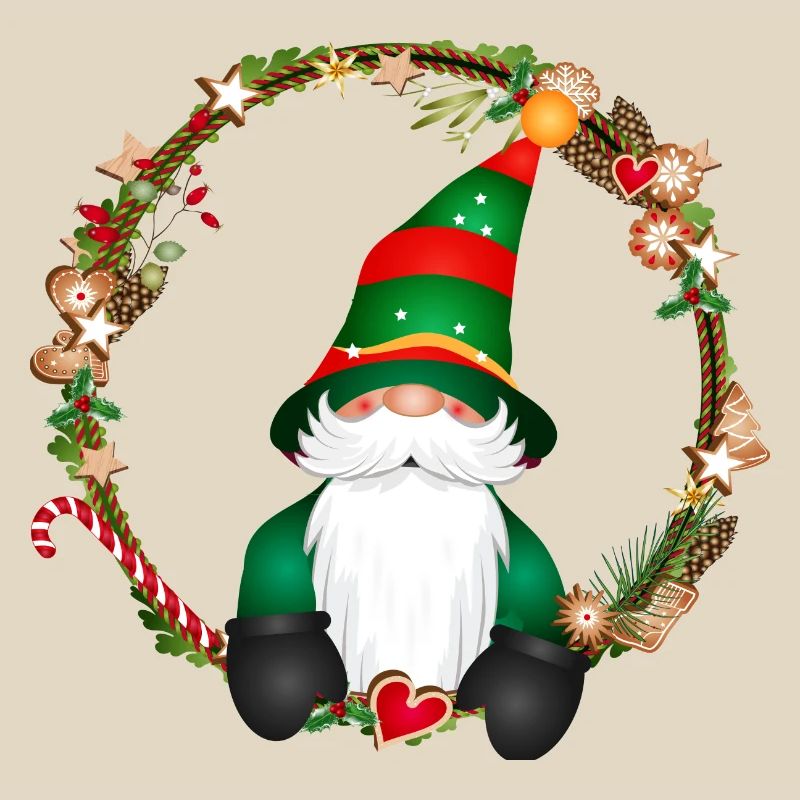 elfe mignon dans le contexte de Noël