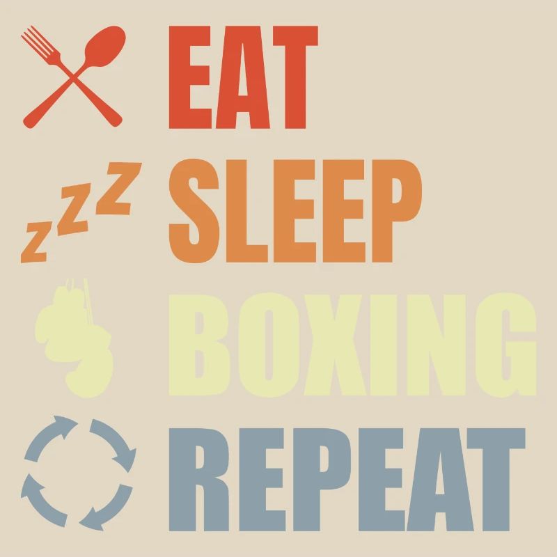 Manger dormir Boxe Répéter