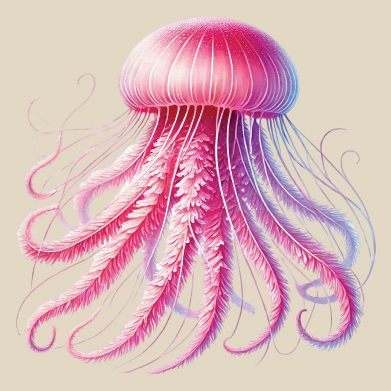 Jellyfish Sea Creatures Carnival Tentacles Fire Jellyfish