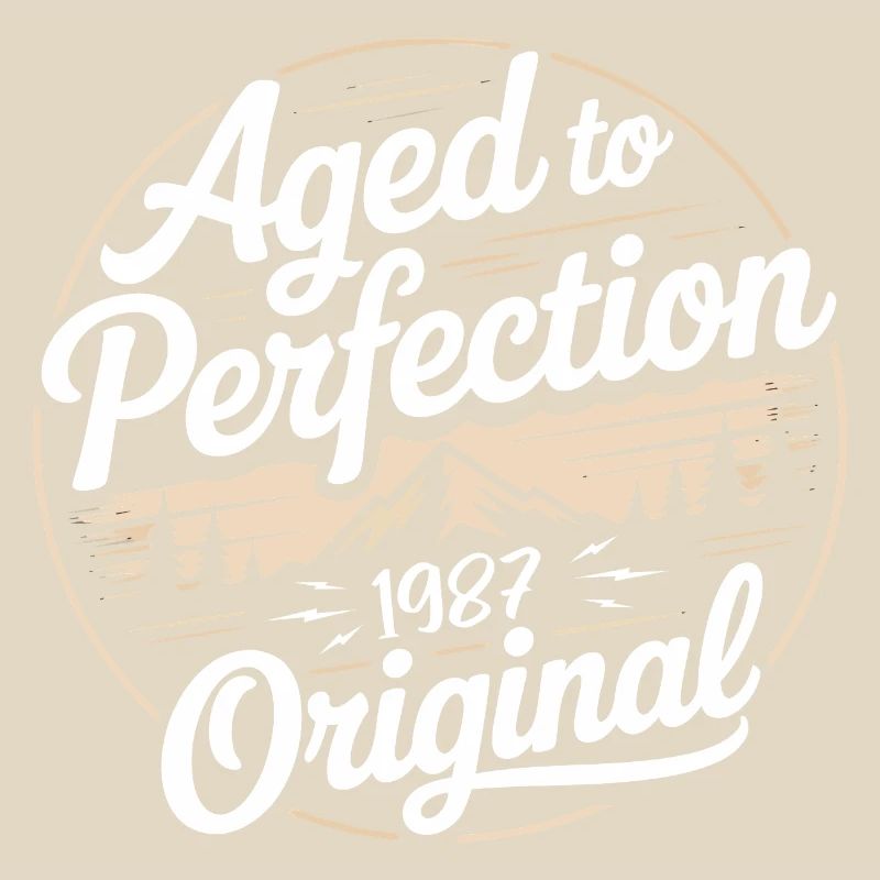 Vintage 1987 Born Retro Original 1987