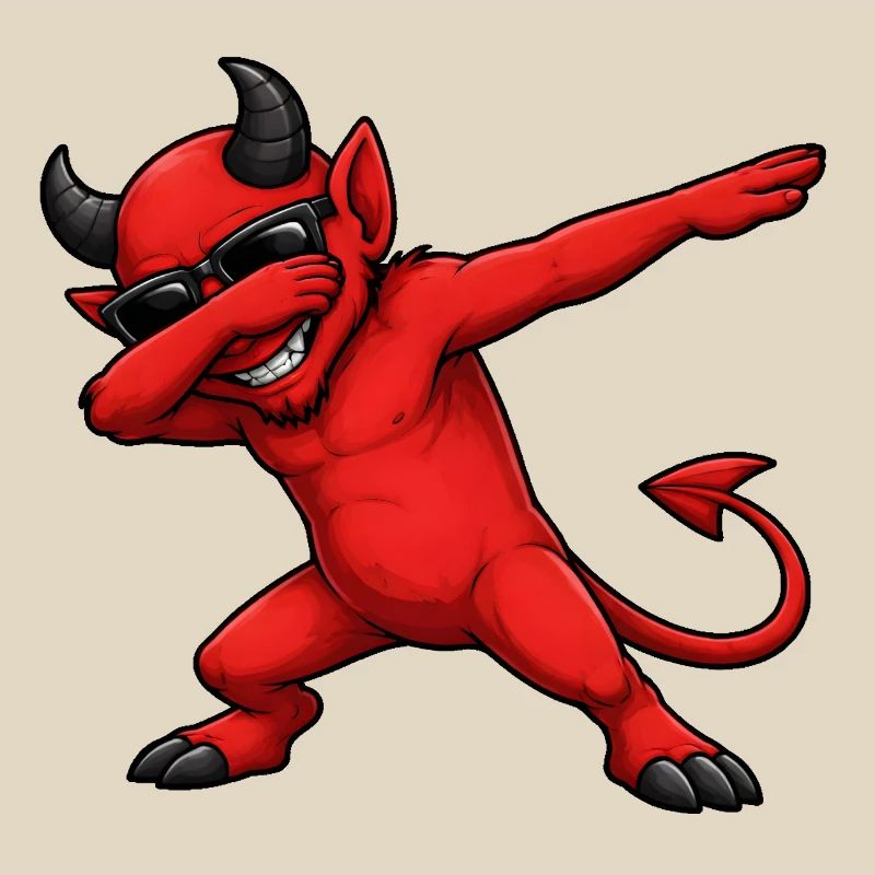 Dabbing Devil