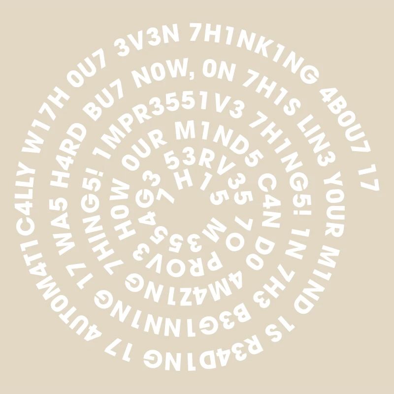 Spirale Leetspeak – Nerd Code 1337 Geek Design