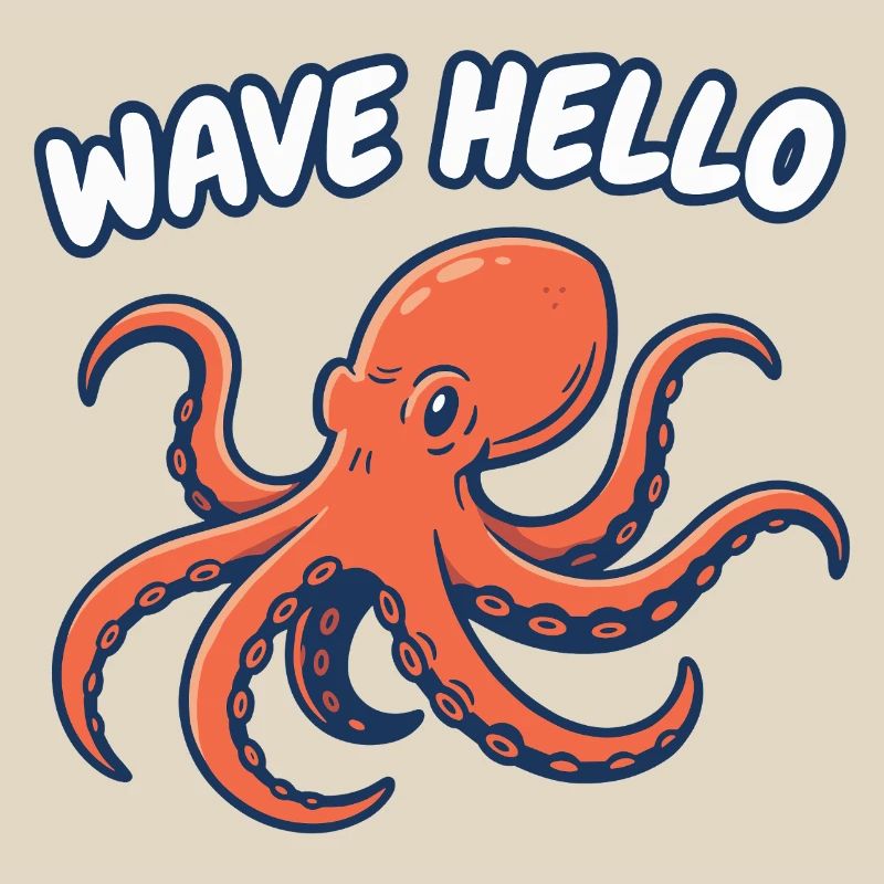Wave Hello Squid