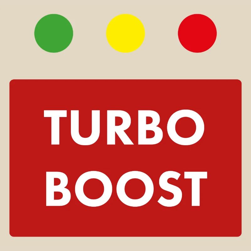 Turbo Boost Retro-Text