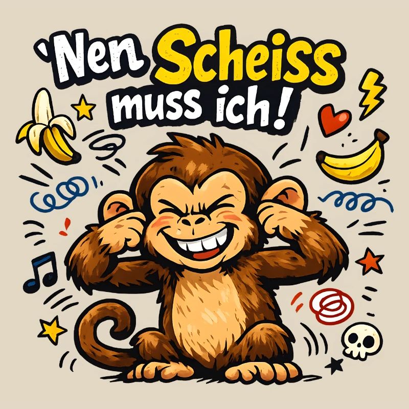 Nen Scheiss muss ich Affe