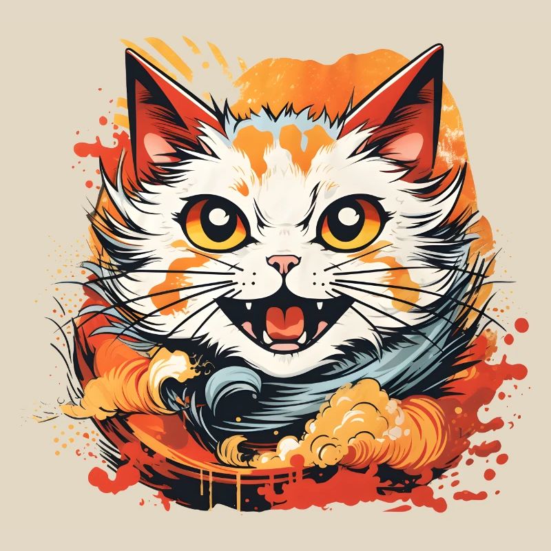Style d’anime de chat