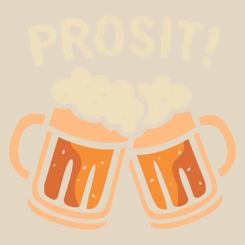prosit Bier Fest - Biergläser Comic und Cartoon