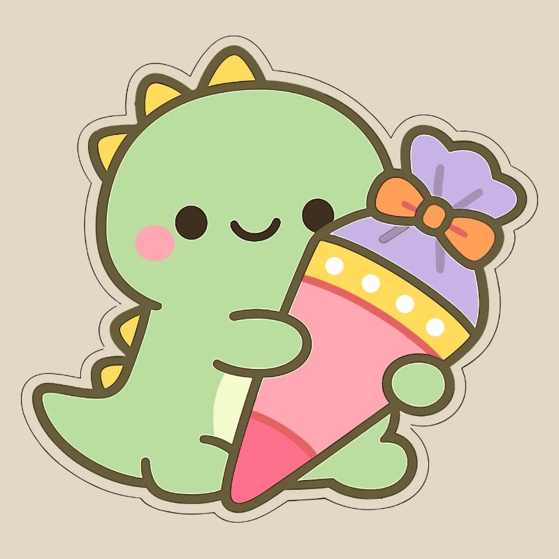Schulkind Dino Einschulung Geschenk