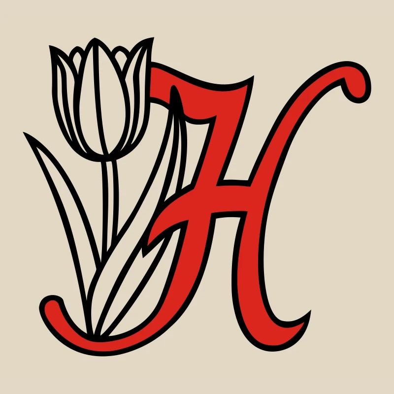 Buchstabe, Initiale, Blume