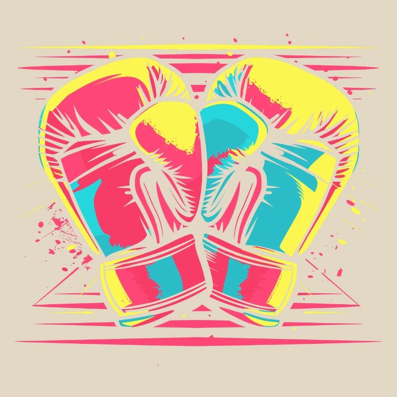 Gants de boxe Look Comic