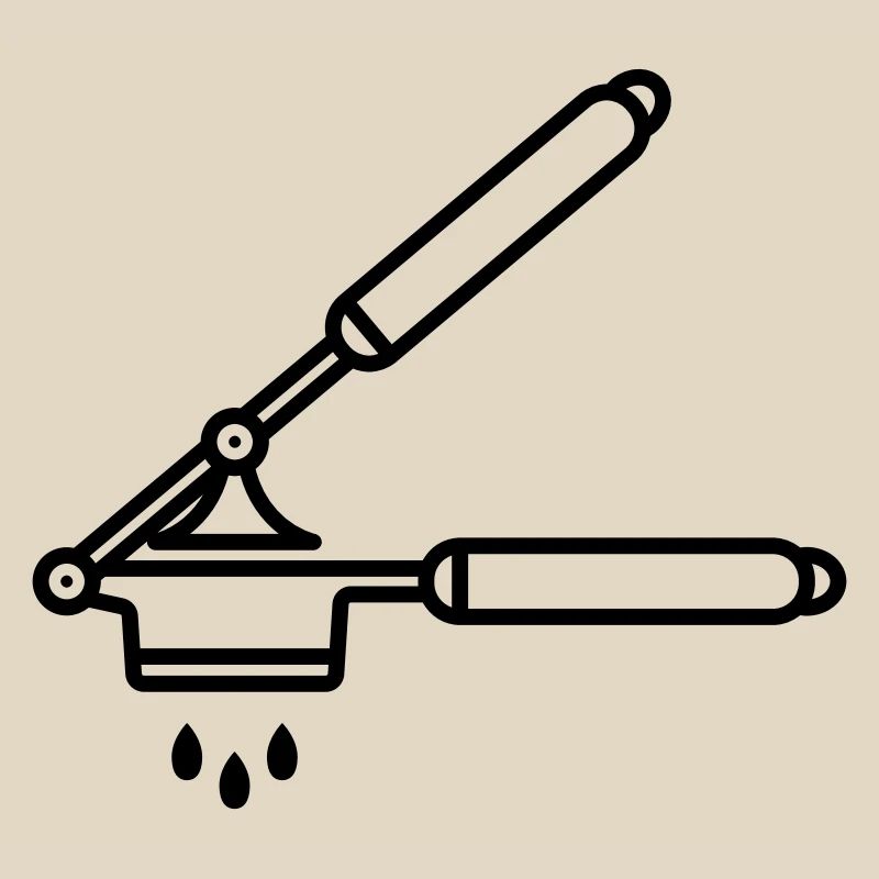 Knoblauch Presse oder Spätzle Presse