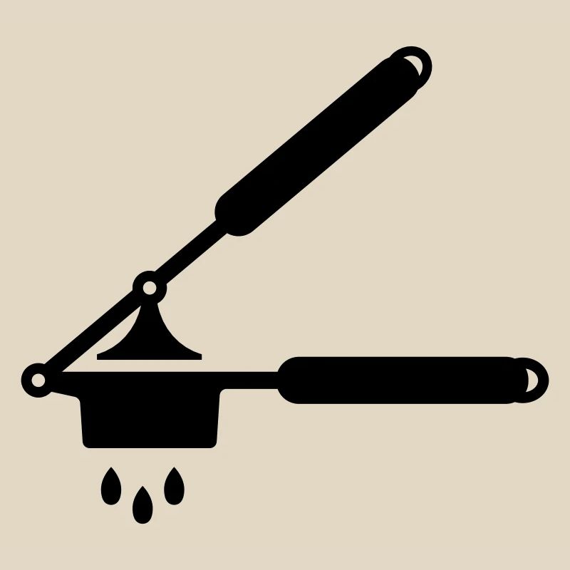 Knoblauch Presse oder Spätzle Presse