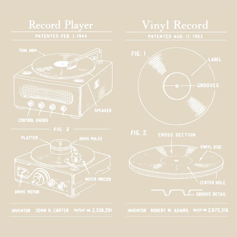 Retro Record Player Blueprint