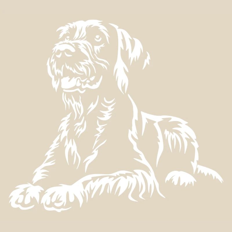 German Wirehaired Whisker "Black Edition"