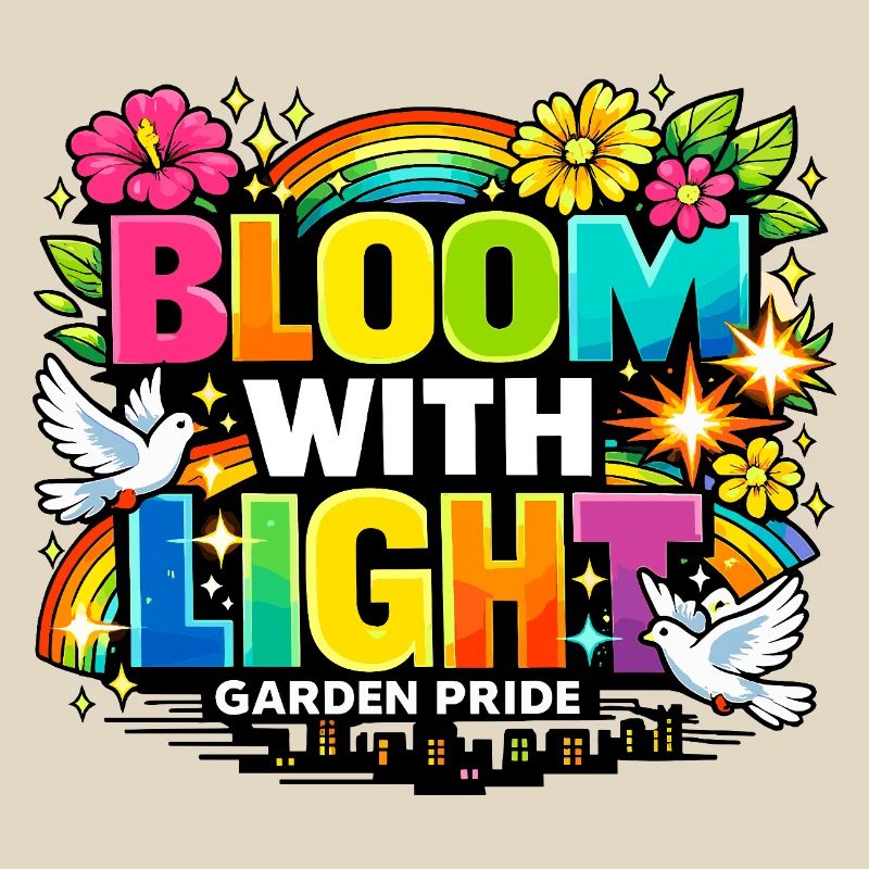Bloom With Light Garden Pride Blumen Statement