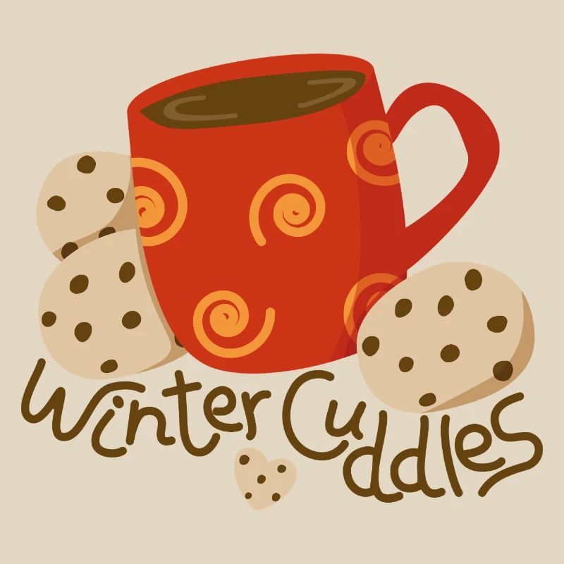 Tasse de chocolat chaud avec des biscuits