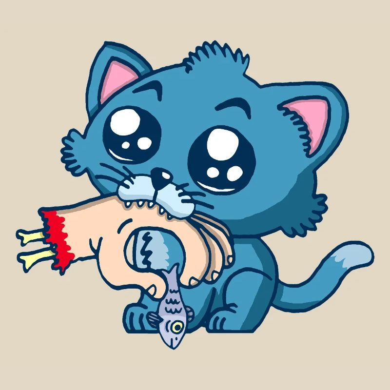 Gourmet kitten