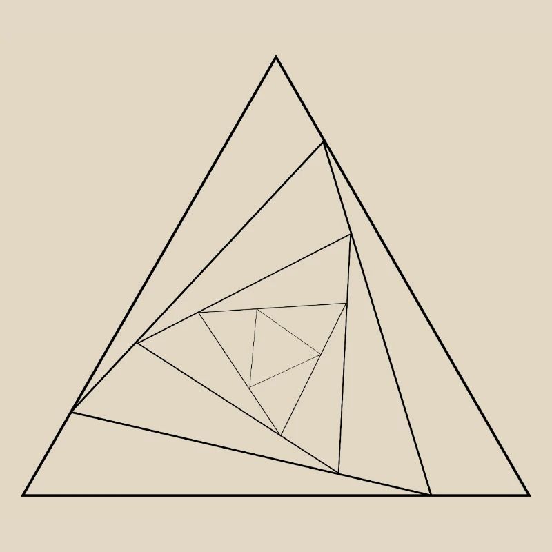 Triangular triangle