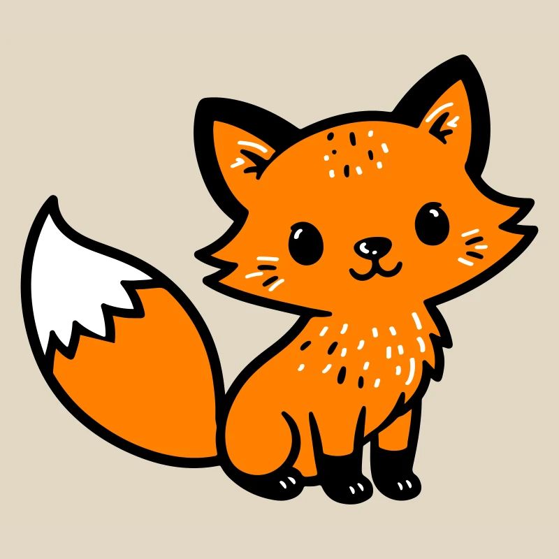 Fuchs Niedlich Comic
