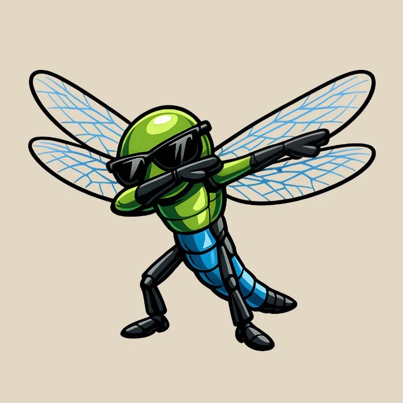 Dabbing Libelle