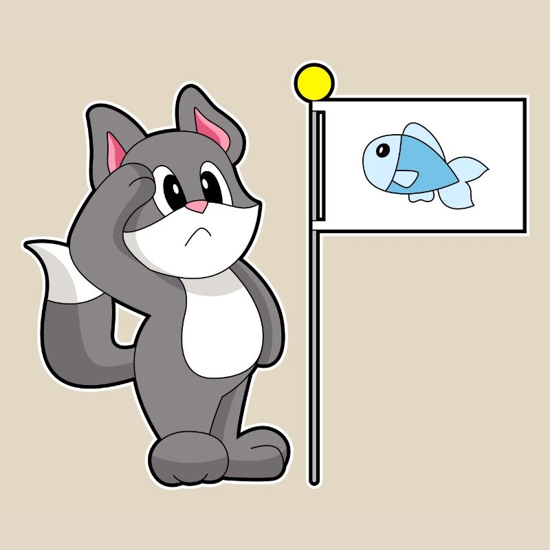 Drapeau de chat