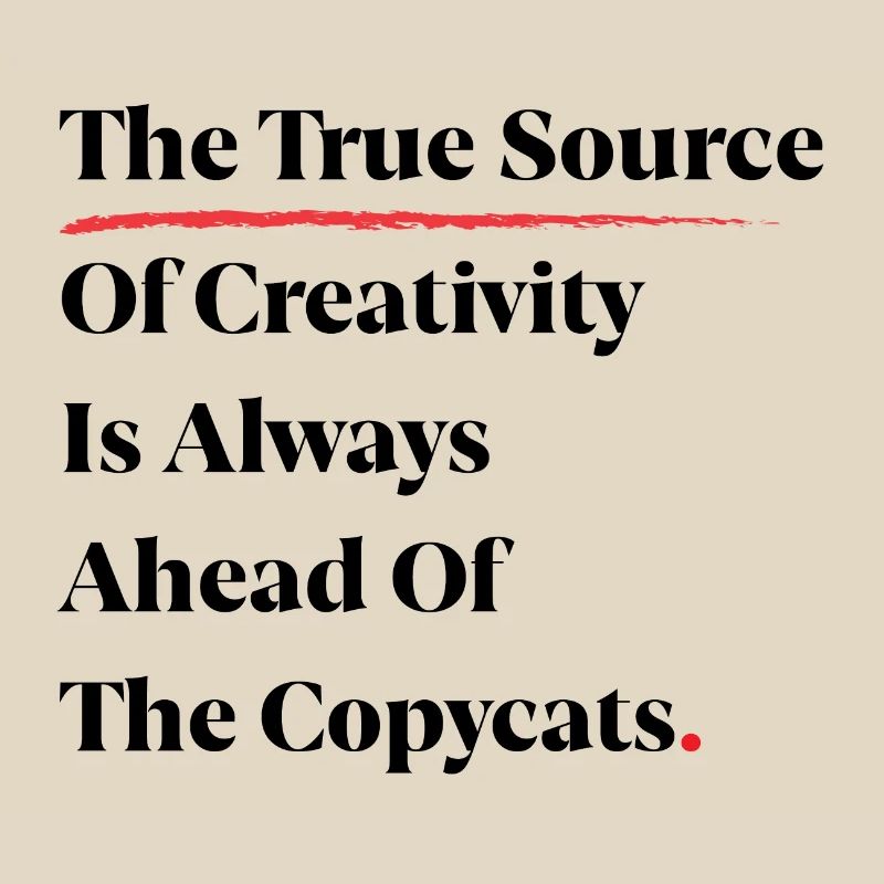The True Source Of Creativity Is Always Ahead [B]