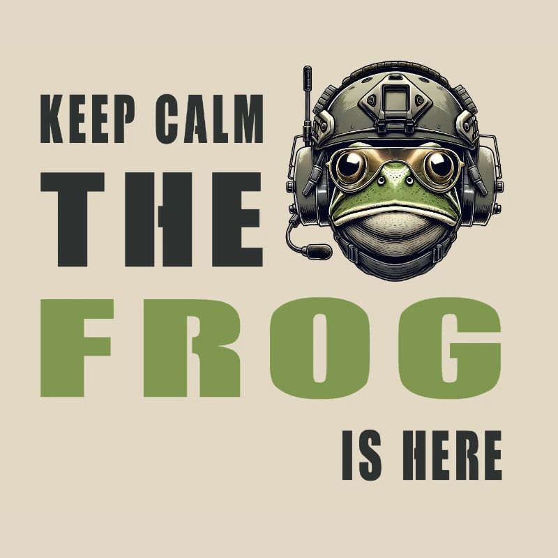 Fighting Frog – Keep Calm Style