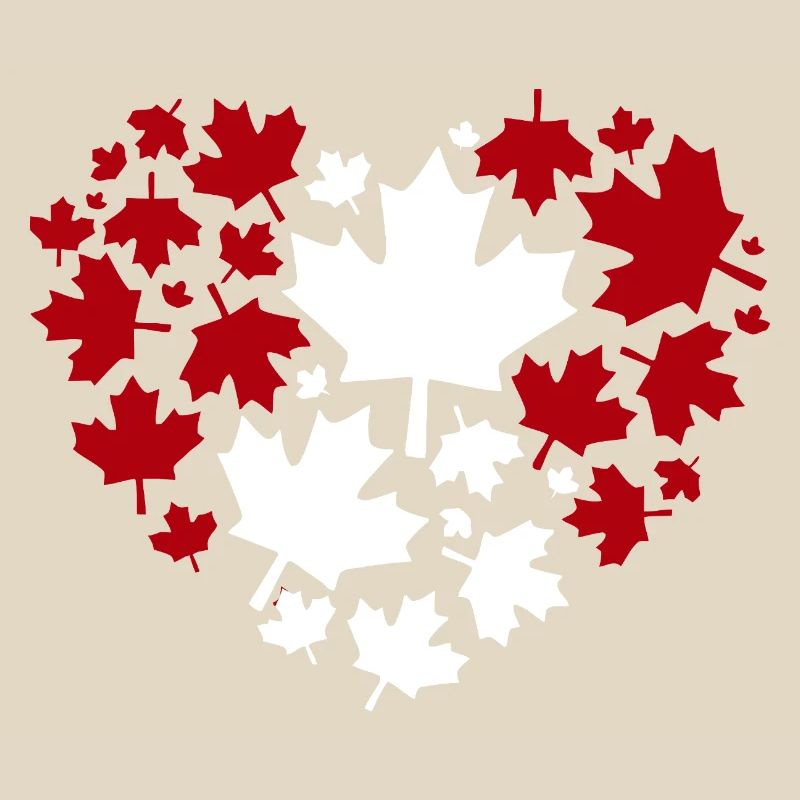Maple Leaf Heart Pattern