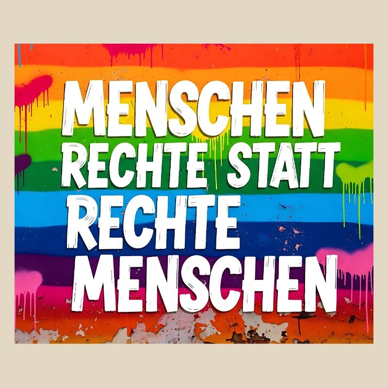 Menschenrechte statt rechte Menschen Statement
