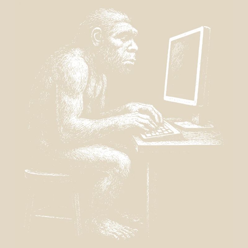 Digital Coder Homo Erectus gift