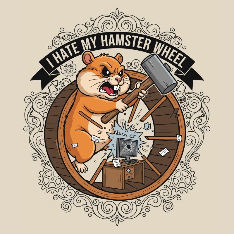 I hate my work hamster wheel