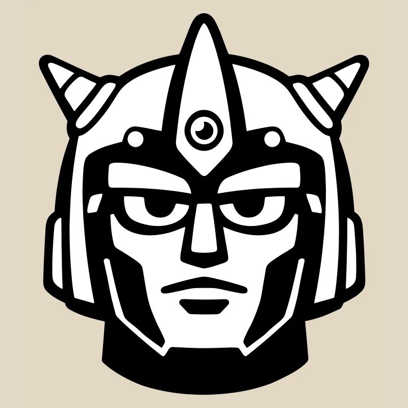 Doomforge Roboter Gesichtshelm