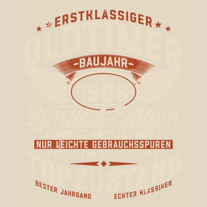 70. Geburtstag 1956 Oldtimer Geschenk Retro 