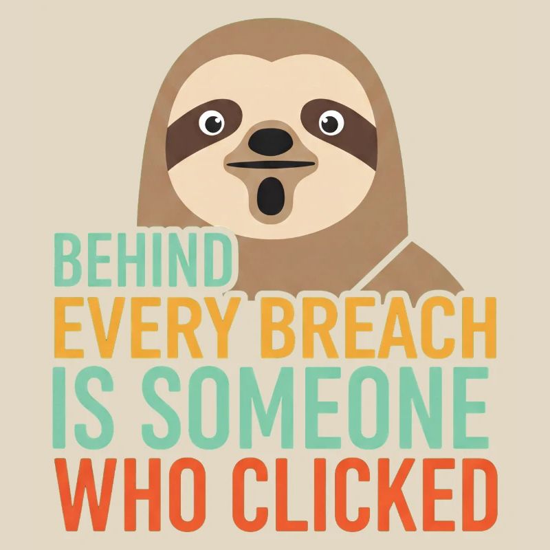 Behind Every Breach Sloth IT Security